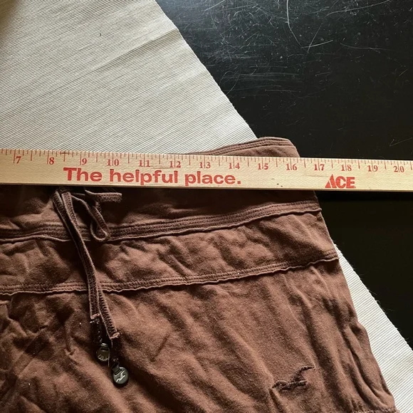 Hollister brown ruffle skirt Sz L - Picture 5 of 7